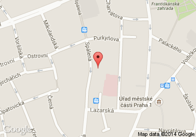 mapa - Spálená 12, Praha, 110 00