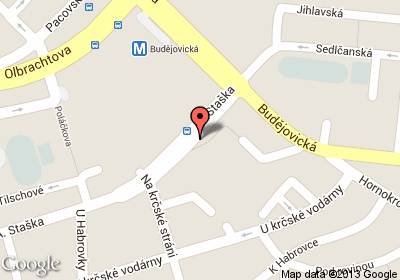 mapa - Antala Staška 1670/80, Praha 4, 140 46