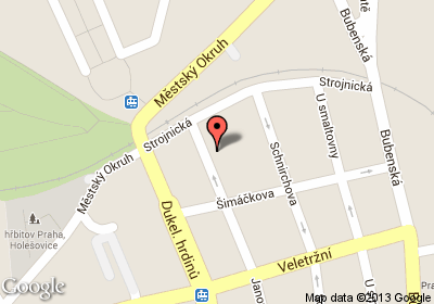 mapa - Janovského 993/48, Praha-Holešovice, 170 00