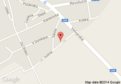 mapa - Kolmá 240, Horoměřice